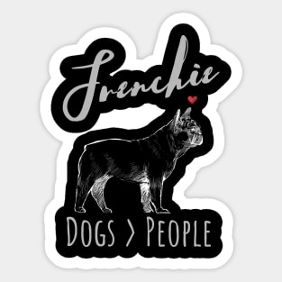 French Bulldogs - Dogs > People Sticker